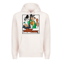 Pale Pink buddy thunderstruck friend Premium Hoodie - linhVisuals