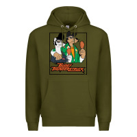 Army Green buddy thunderstruck friend Premium Hoodie - linhVisuals
