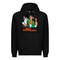 Black buddy thunderstruck friend Premium Hoodie - linhVisuals