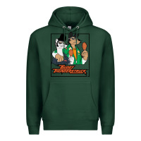 Sports Green buddy thunderstruck friend Premium Hoodie - linhVisuals