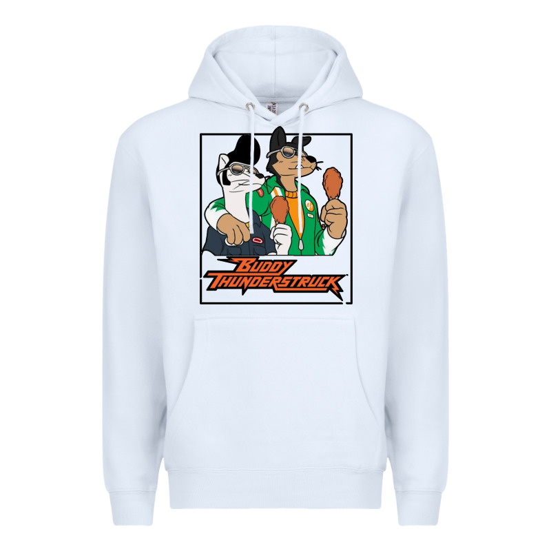 Buddy Thunderstruck Friend Premium Hoodie by linhVisuals | Teevron