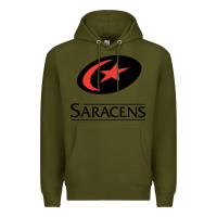 Army Green saracens Premium Hoodie - linhVisuals