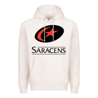 Pale Pink saracens Premium Hoodie - linhVisuals
