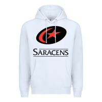 White saracens Premium Hoodie - linhVisuals