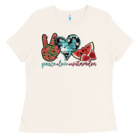 Bone peace love watermelon Ladies Tee - SublimationCraftShop