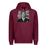 Burgundy swans reflecting elephants 1937 by salvador dali 83665573 Premium Hoodie - linhVisuals