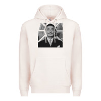 Pale Pink swans reflecting elephants 1937 by salvador dali 83665573 Premium Hoodie - linhVisuals
