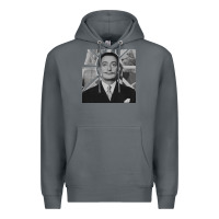 Rock swans reflecting elephants 1937 by salvador dali 83665573 Premium Hoodie - linhVisuals