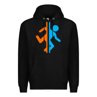 Black portal   portal Premium Hoodie - linhVisuals
