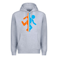 Heather Grey portal   portal Premium Hoodie - linhVisuals