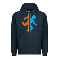 Navy portal   portal Premium Hoodie - linhVisuals