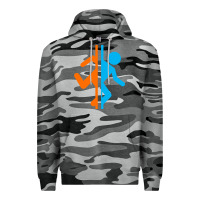 Slate Camo portal   portal Premium Hoodie - linhVisuals