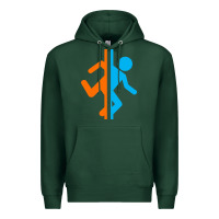 Sports Green portal   portal Premium Hoodie - linhVisuals