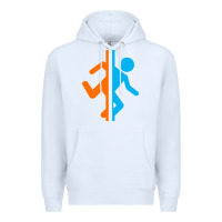 White portal   portal Premium Hoodie - linhVisuals
