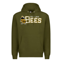 Army Green salt lake city bees Premium Hoodie - linhVisuals
