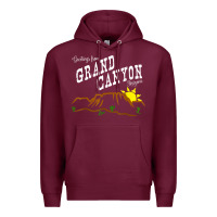 Burgundy arizona grand canyon greetings souvenir tee shirt Premium Hoodie - linhVisuals