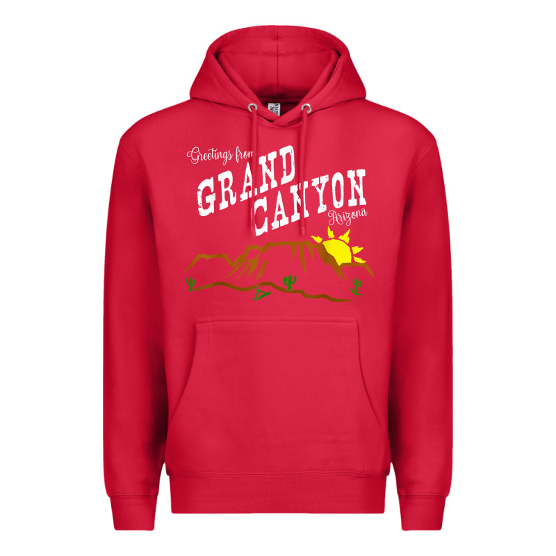 Arizona Grand Canyon Greetings Souvenir Tee Shirt Premium Hoodie by linhVisuals | Teevron