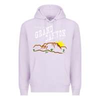 Lilac arizona grand canyon greetings souvenir tee shirt Premium Hoodie - linhVisuals