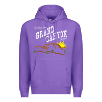 Purple arizona grand canyon greetings souvenir tee shirt Premium Hoodie - linhVisuals