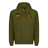 Army Green salt lake city bees Premium Hoodie - linhVisuals