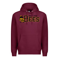 Burgundy salt lake city bees Premium Hoodie - linhVisuals