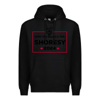 Black shoresy Premium Hoodie - linhVisuals