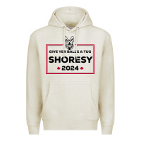 Oatmeal Heather shoresy Premium Hoodie - linhVisuals