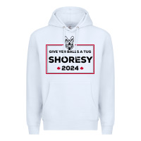 White shoresy Premium Hoodie - linhVisuals