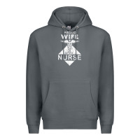 Rock my husband is a nurse im a proud wife of a nurse Premium Hoodie - linhVisuals