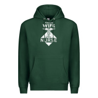 Sports Green my husband is a nurse im a proud wife of a nurse Premium Hoodie - linhVisuals