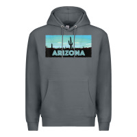 Rock arizona shirt   saguaro cactus desert landscape t shirt Premium Hoodie - linhVisuals