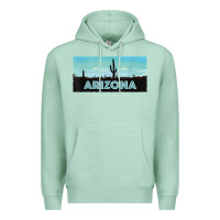 Seafoam arizona shirt   saguaro cactus desert landscape t shirt Premium Hoodie - linhVisuals