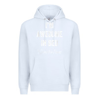 White i'm awesome in bed i can sleep for hours t shirt Premium Hoodie - linhVisuals