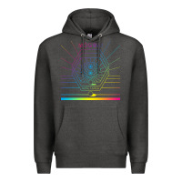 Charcoal Heather mṏgwäï müṡïc cṏǹcert Premium Hoodie - linhVisuals