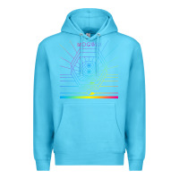 Ocean Blue mṏgwäï müṡïc cṏǹcert Premium Hoodie - linhVisuals