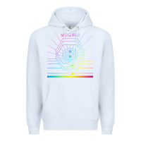 White mṏgwäï müṡïc cṏǹcert Premium Hoodie - linhVisuals