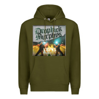 Army Green drop Premium Hoodie - linhVisuals