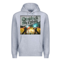 Heather Grey drop Premium Hoodie - linhVisuals