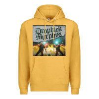 Mustard drop Premium Hoodie - linhVisuals