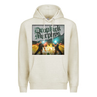 Oatmeal Heather drop Premium Hoodie - linhVisuals