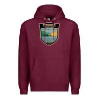 Burgundy codorus state park pennsylvania badge vintage Premium Hoodie - linhVisuals
