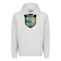 Dove Grey codorus state park pennsylvania badge vintage Premium Hoodie - linhVisuals