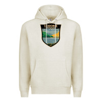 Oatmeal Heather codorus state park pennsylvania badge vintage Premium Hoodie - linhVisuals