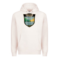Pale Pink codorus state park pennsylvania badge vintage Premium Hoodie - linhVisuals