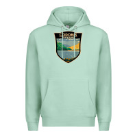Seafoam codorus state park pennsylvania badge vintage Premium Hoodie - linhVisuals
