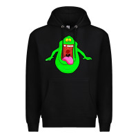 Black slimer ghost anime Premium Hoodie - linhVisuals