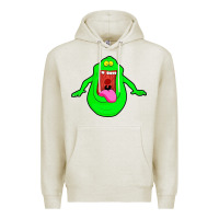 Oatmeal Heather slimer ghost anime Premium Hoodie - linhVisuals