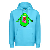 Ocean Blue slimer ghost anime Premium Hoodie - linhVisuals