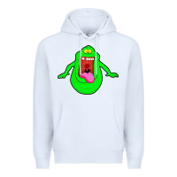 White slimer ghost anime Premium Hoodie - linhVisuals