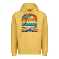 Antique Gold delray beach florida  vintage distressed souvenir long sleeve t shirt Premium Hoodie - linhVisuals
